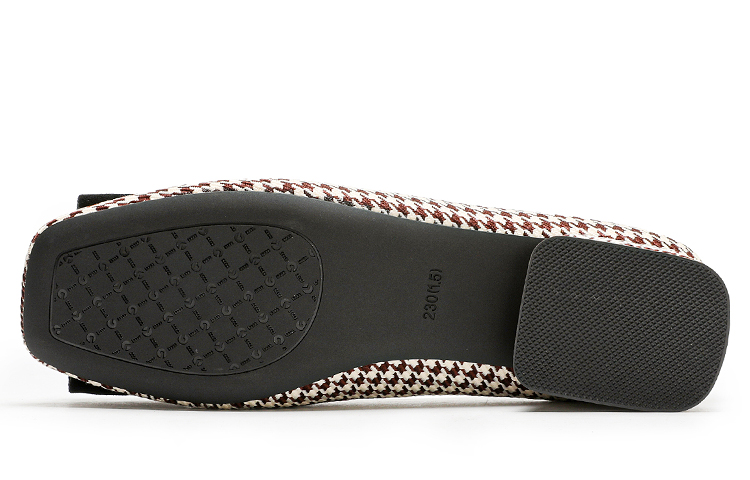 Shop (W) Exull Q 'Sepatu Slip-On Coklat Jari-Kotak' 1217007480