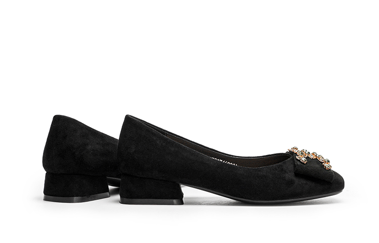 Sizing (W) Exull Q 'Sepatu Slip-On Coklat Jari-Kotak' 1217007480