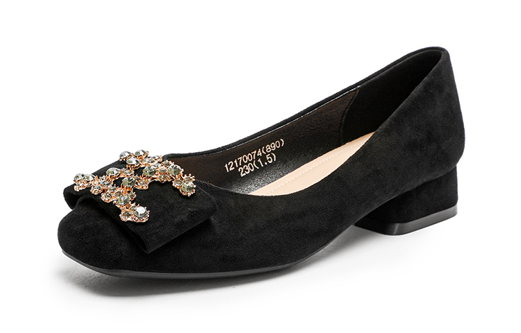 Cheap (W) Exull Q 'Sepatu Slip-On Coklat Jari-Kotak' 1217007480