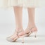 Shop (W) EXULL Q 샴페인 글리터 뾰족코 하이힐 (EXULL Q Champagne Glitter Pointed High Heels) 1216300505