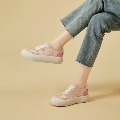 (W) Exull Q 'Chou Meng Chunky Low-Top Sepatu Sneaker' 73174009 4
