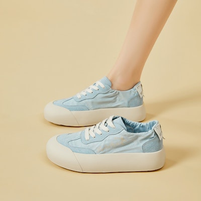(W) Exull Q 'Chou Meng Chunky Low-Top Sepatu Sneaker' 73174009 12