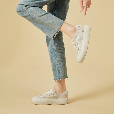 (W) Exull Q 'Chou Meng Chunky Low-Top Sepatu Sneaker' 73174009 26