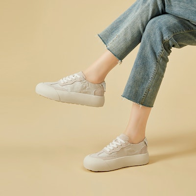 (W) Exull Q 'Chou Meng Chunky Low-Top Sepatu Sneaker' 73174009 27