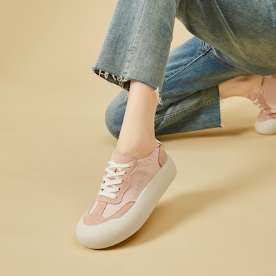 (W) Exull Q 'Chou Meng Chunky Low-Top Sepatu Sneaker' 73174009 1