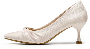 (Women) EXULL Q 'Elegant Temperament Pointed Toe Stiletto Heels' 12I70023 (Women) EXULL Q 'Elegant Temperament Pointed Toe Stiletto Heels' 12I70023