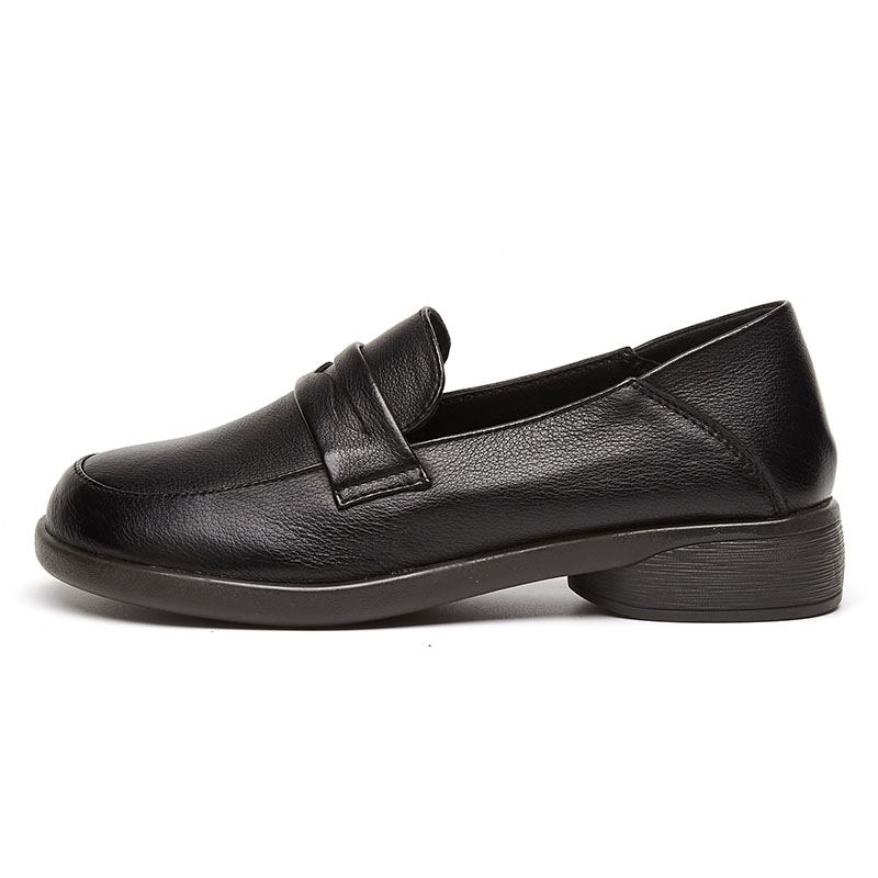(W) Exull Q 'First Layer Cowhide CMFTable Slip-On Loafer'