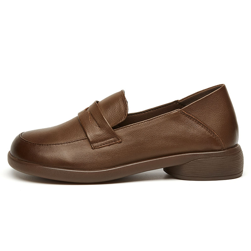 (W) Exull Q 'First Layer Cowhide CMFTable Slip-On Loafer' 圖 13