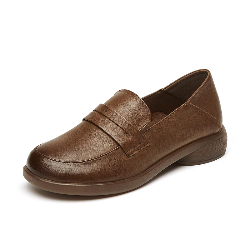 (W) Exull Q 'First Layer Cowhide CMFTable Slip-On Loafer' 圖 14