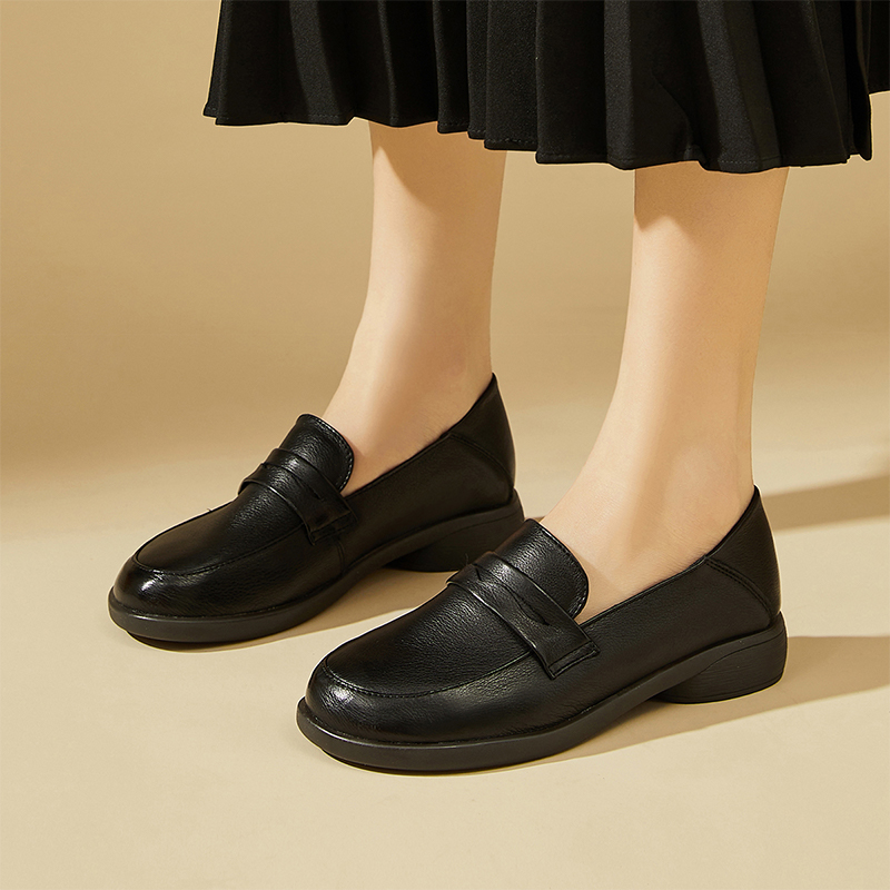 (W) Exull Q 'First Layer Cowhide CMFTable Slip-On Loafer' 圖 8