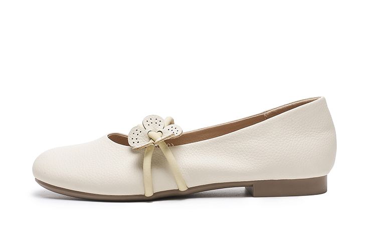 (W) EXULL Q 'French Soft Leather Flats'