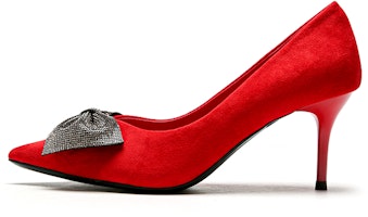(Women) EXULL Q 'Gentle Pointed-Toe Red Stiletto' 1215000210 (Women) EXULL Q 'Gentle Pointed-Toe Red Stiletto' 1215000210