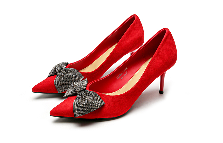 Lookbook (W) 【女性用】EXULL Q「優美なポインテッドトゥ 赤のスティレット」1215000210 1215000210