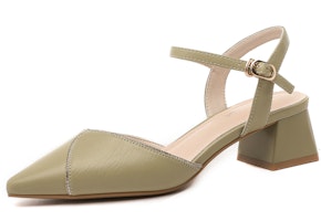 (Women) EXULL Q 'Green Comfort Block Heel' 1216300340 (Women) EXULL Q 'Green Comfort Block Heel' 1216300340