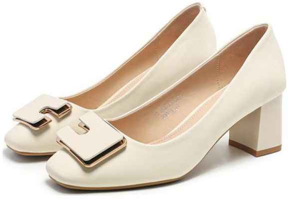 (W) 엑설Q 아이보리 청키힐 (Exull Q Ivory Chunky Heel) 1315005871 Order (W) 엑설Q 아이보리 청키힐 (Exull Q Ivory Chunky Heel) 1315005871
