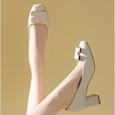 (W) 엑설Q 아이보리 청키힐 (Exull Q Ivory Chunky Heel) 1315005871 Purchase (W) 엑설Q 아이보리 청키힐 (Exull Q Ivory Chunky Heel) 1315005871