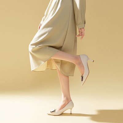 (Women) Exull Q 'Ivory Pointed Toe Stiletto Pumps' 1315001871 Sizing (Women) Exull Q 'Ivory Pointed Toe Stiletto Pumps' 1315001871