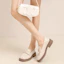 Shop (W) Exull Q 'Ivory Slip-On' Sepatu Tanpa Tali Gading 1217106271