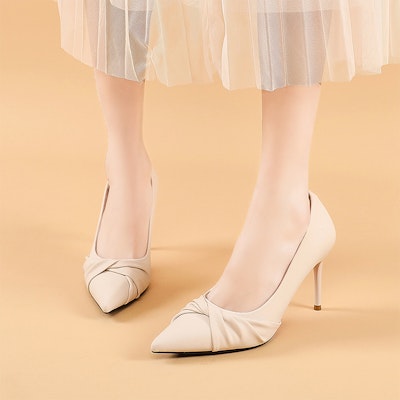 (W) 엑설Q '아이보리 스틸레토 펌프스' (Exull Q '아이보리 스틸레토') 1215000371 Lookbook (W) 엑설Q '아이보리 스틸레토 펌프스' (Exull Q '아이보리 스틸레토') 1215000371