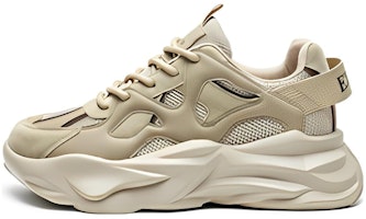 (Women) Exull Q 'Khaki Retro Dad Shoes' 1217705082 (Women) Exull Q 'Khaki Retro Dad Shoes' 1217705082