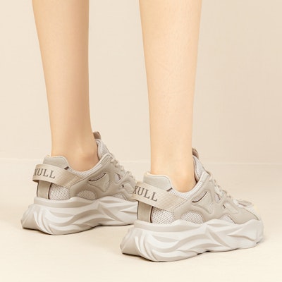 (W) Exull Q 'Khaki Retro Kasut Ayah' 1217705082 Details for (W) Exull Q 'Khaki Retro Kasut Ayah' 1217705082