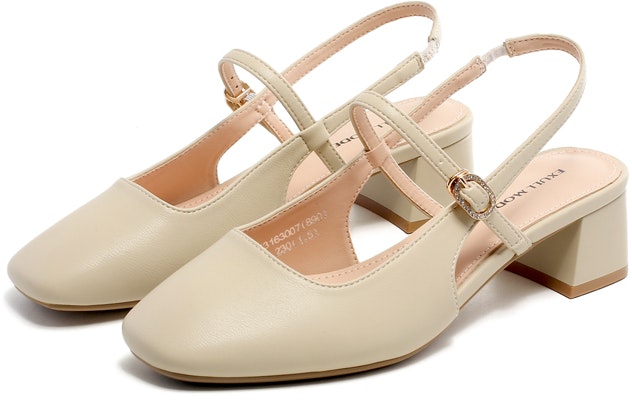 (W) 엑설 Q '라이트 에이프리콧 4.5cm 힐' 1316300784 Lookbook (W) 엑설 Q '라이트 에이프리콧 4.5cm 힐' 1316300784