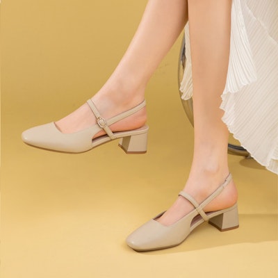 (W) 엑설 Q '라이트 에이프리콧 4.5cm 힐' 1316300784 Sizing (W) 엑설 Q '라이트 에이프리콧 4.5cm 힐' 1316300784