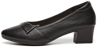 (W) EXULL Q レディース「ポインテッドトゥ ブラック チャンキーヒール」73170034 73170034 Buy (W) EXULL Q レディース「ポインテッドトゥ ブラック チャンキーヒール」73170034 73170034