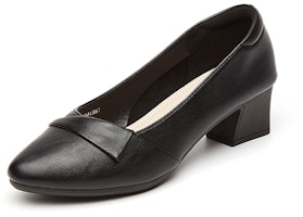 (W) EXULL Q レディース「ポインテッドトゥ ブラック チャンキーヒール」73170034 73170034 Order (W) EXULL Q レディース「ポインテッドトゥ ブラック チャンキーヒール」73170034 73170034