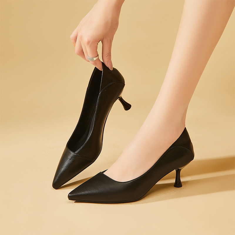 Sizing (W) (女性用) Exull Q「ポインテッドトウ PU スティレット」13170012 13170012
