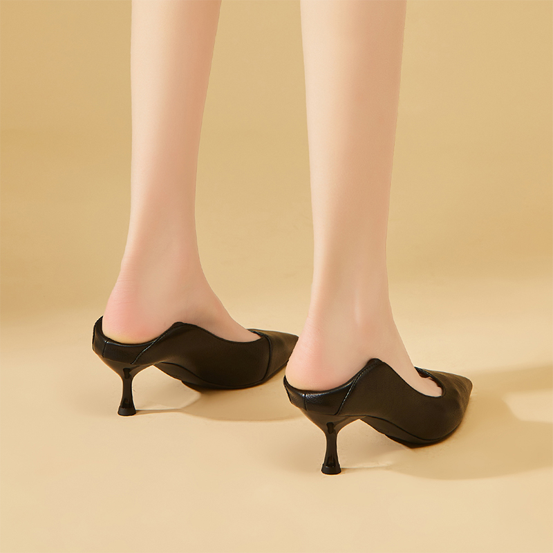 Cheap (W) (女性用) Exull Q「ポインテッドトウ PU スティレット」13170012 13170012