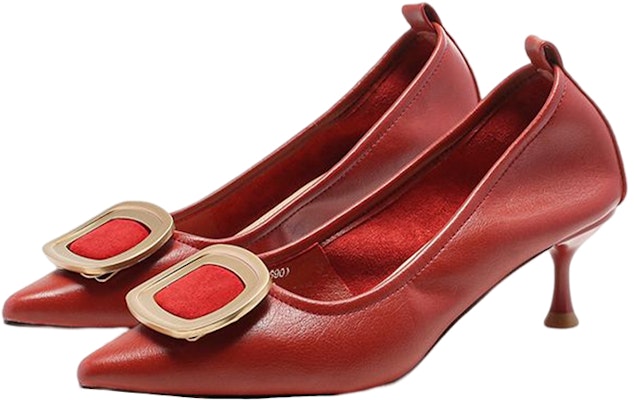 (Women) Exull Q 'Red Pointed Toe Stiletto Pumps' 1315004410 Order (Women) Exull Q 'Red Pointed Toe Stiletto Pumps' 1315004410