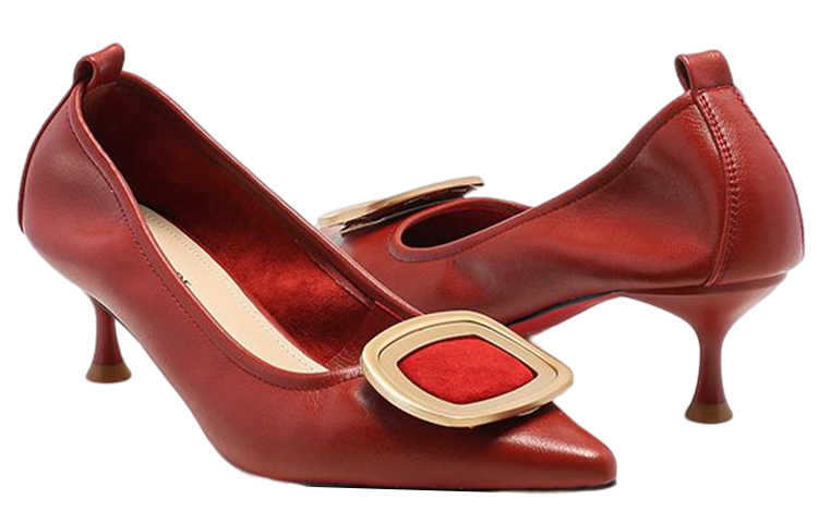 Lookbook (W) Exull Q 'Kasot Tumit Tinggi Merah Berhujung Runcing' 1315004410