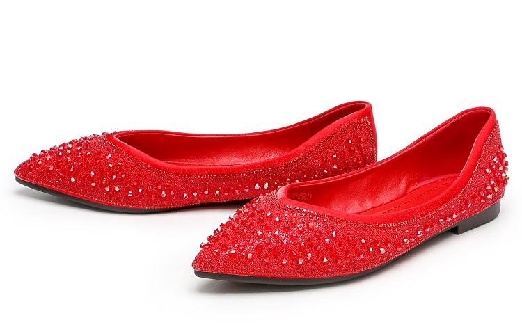 Lookbook (W) Exull Q 'Rhinestone Merah Sequin Pointed Flat' 1217002910