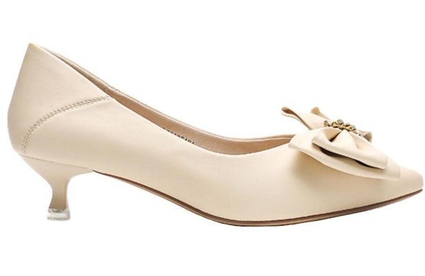 (W) 엑설 큐 '리본 캣힐 - 크림' (Exull Q 'Ribbon Cat Heel - Cream') 1217011271 Order (W) 엑설 큐 '리본 캣힐 - 크림' (Exull Q 'Ribbon Cat Heel - Cream') 1217011271