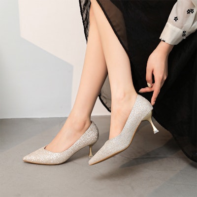 (Women) Exull Q 'Silver Crystal Pointed Toe Stiletto' 1217004702 Lookbook (Women) Exull Q 'Silver Crystal Pointed Toe Stiletto' 1217004702