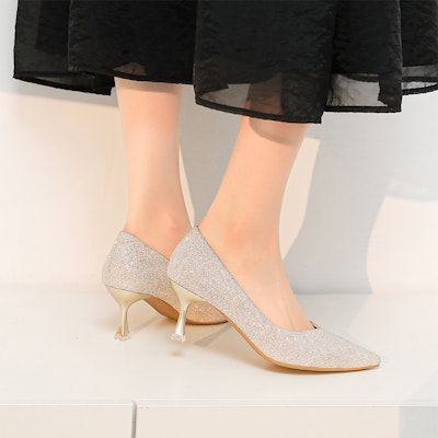 (Women) Exull Q 'Silver Crystal Pointed Toe Stiletto' 1217004702 Sizing (Women) Exull Q 'Silver Crystal Pointed Toe Stiletto' 1217004702
