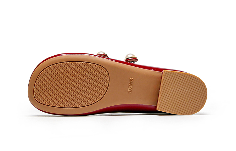 Cheap EXULL 依思Q 皮革 圓頭甜美百搭時尚淺口 休閒單鞋 2cm 女款