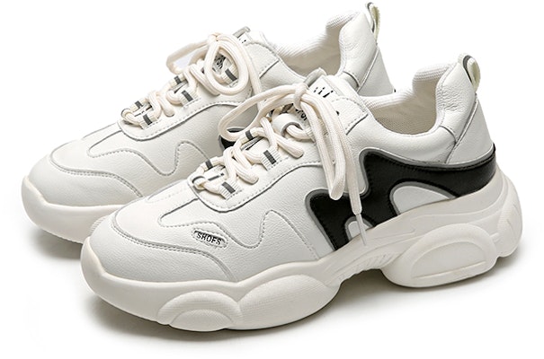 (W) 艾斯绒Q合成革圆头时尚休闲老爹鞋 12157011 Details for (W) 艾斯绒Q合成革圆头时尚休闲老爹鞋 12157011