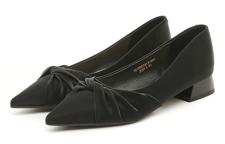 Order (Women) Exull Q Casual Leather Shoes 'Black Fashion Commuter' 12I5007260