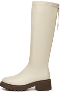 (W) Exull Q Sepatu Boot Platform Tinggi dengan Ritsleting 'Sol Tebal Fashion' 1318800971 3