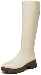 (W) Exull Q Sepatu Boot Platform Tinggi dengan Ritsleting 'Sol Tebal Fashion' 1318800971 4