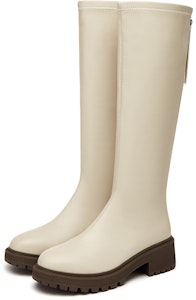 (W) Exull Q Sepatu Boot Platform Tinggi dengan Ritsleting 'Sol Tebal Fashion' 1318800971 5