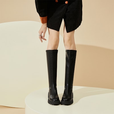 (W) Botas Exull Q de Plataforma Alta con Cremallera 'Moda Suela Gruesa'. 1318800971 Cheap (W) Botas Exull Q de Plataforma Alta con Cremallera 'Moda Suela Gruesa'. 1318800971