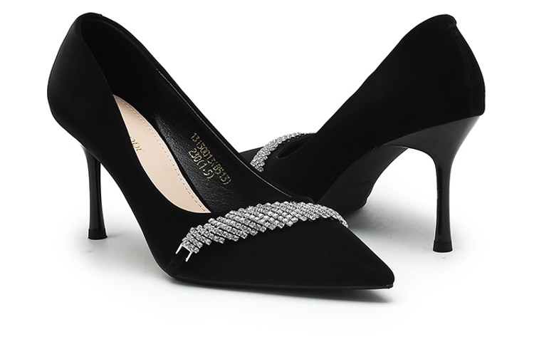 (W) EXULL Q High Heels 8.5cm 'Synthetic Leather Stiletto Pointed Temperament' 圖 5