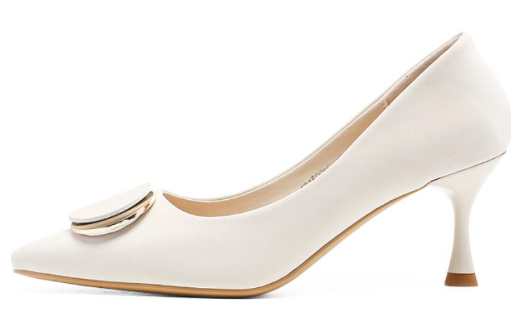 (Women) Exull Q Ivory 'Elegant Temperament Pointed-Toe Stiletto' 1315008071