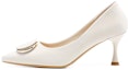 Buy (W) Exull Q Ivory 'Tacón de Aguja Elegante Punta Fina' 1315008071