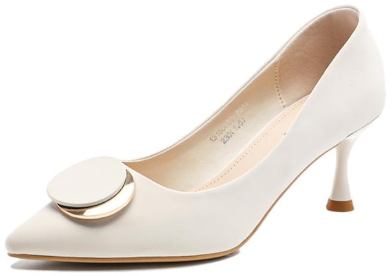 (W) Exull Q Ivory 'Tacón de Aguja Elegante Punta Fina' 1315008071 Order (W) Exull Q Ivory 'Tacón de Aguja Elegante Punta Fina' 1315008071