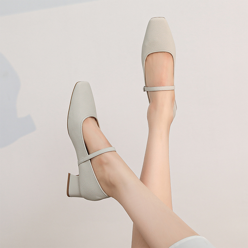 Purchase (Women) Exull Q Leather 'French Lychee Pattern Block Heel Sandal' 72170020