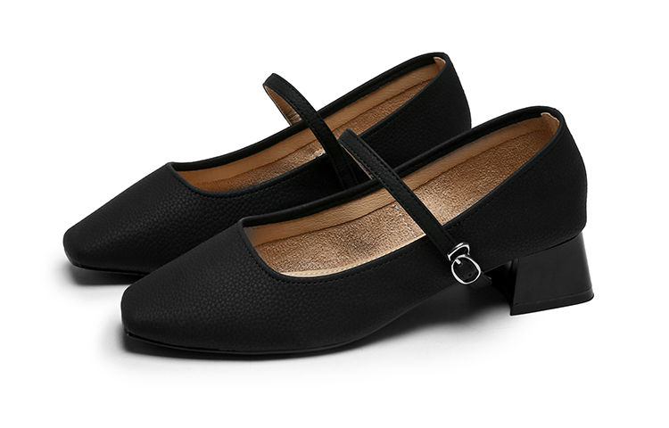 Cheap (Women) Exull Q Leather 'French Lychee Pattern Block Heel Sandal' 72170020